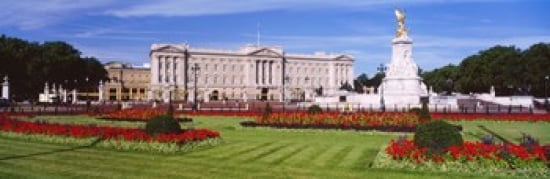 Buckingham Palace London England United Kingdom Canvas Art - Panoramic Images (36 x 12)