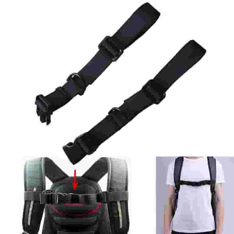 Buckle Clip Strap Adjustable Chest Harness Bag Backpack Shoulder