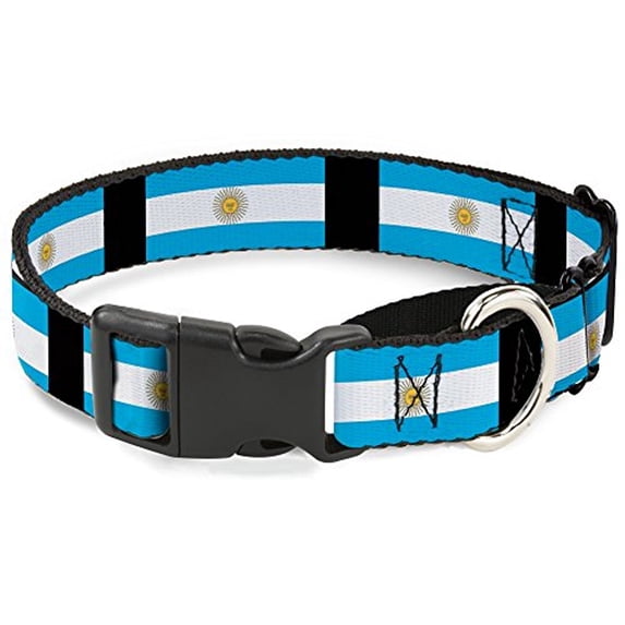Buckle-Down Argentina Flags Martingale Dog Collar