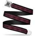 thumbnail image 1 of Buckle-Down Belt, Seatbelt Buckle Belt, Buckle Down BD Monogram Red Black, 30 to 44 Inches, 1 of 9