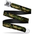 thumbnail image 1 of Buckle-Down Belt, Seatbelt Buckle Belt, Camostache, 34 to 52 Inches, 1 of 9