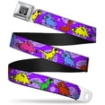 thumbnail image 1 of Buckle-Down Belt, Seatbelt Buckle Belt, Dinosaur Cartoon, Youth 22 to 32 Inches, 1 of 9