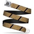 thumbnail image 1 of Buckle-Down Belt, Seatbelt Buckle Belt, Leopard Brown Black Slash, 34 to 52 Inches, 1 of 9