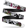 thumbnail image 1 of Buckle-Down Belt, Seatbelt Buckle Belt, Mom Dad Close Up White, 30 to 44 Inches, 1 of 9