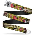 thumbnail image 1 of Buckle-Down Belt, Seatbelt Buckle Belt, Only God Can Judge Me Yellow, Youth 22 to 32 Inches, 1 of 9