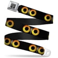 thumbnail image 1 of Buckle-Down Belt, Seatbelt Buckle Belt, Owl Eyes, Youth 22 to 32 Inches, 1 of 9
