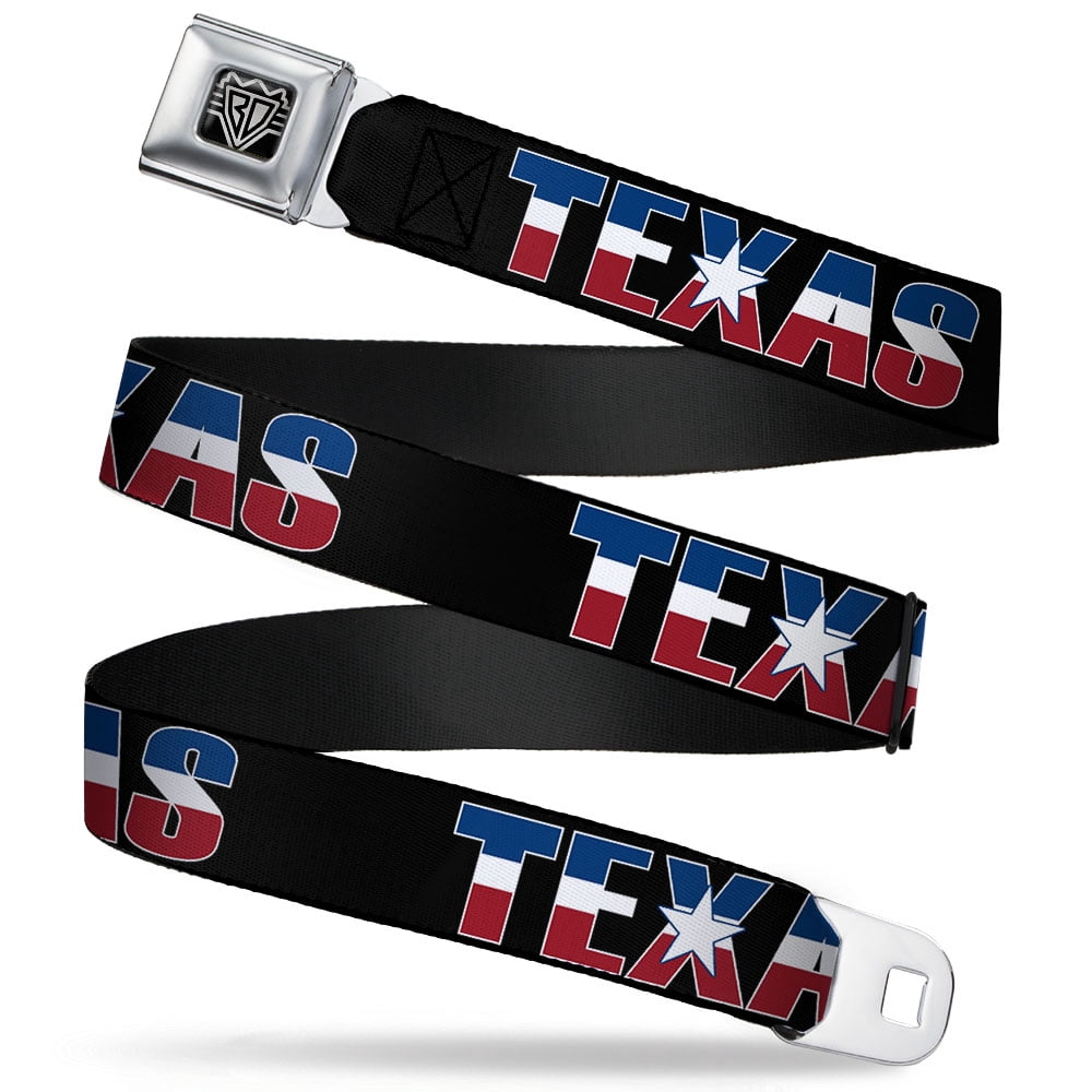 Buckle-Down Texas Flag Lanyard - 1.0 Inch Wide, Stretchy Nylon, Stainless Steel Clip - Detachable Key Holder, Made In USA