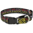 thumbnail image 1 of buckle-down "born to raise hell gray" martingale dog collar, 1 of 1