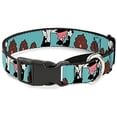 thumbnail image 1 of Buckle-Down Cow Poops Color Martingale Dog Collar, 1 of 1