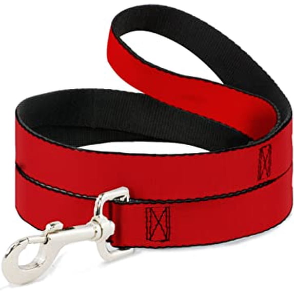 Buckle-Down DL-W11801-N Narrow 0.5" Red Dog Leash, 4'
