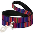 thumbnail image 1 of Buckle-Down DL-W31253 Lines Reds Purples Dog Leash, 1 of 1