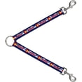 thumbnail image 1 of Buckle-Down Dog Leash Splitter Colorado Aspen Flag Snowy Mountains Weathered Blue 1 Foot Long 1 Inch Wide, 1 of 1