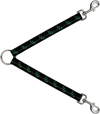 Buckle-Down Dog Leash Splitter Flatline 1 Foot Long 1 Inch Wide