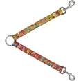 thumbnail image 1 of Buckle-Down Dog Leash Splitter Ice Cream Cone Popsicle Expressions Squares Multi Color 1 Foot Long 1 Inch Wide, 1 of 1