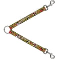 thumbnail image 1 of Buckle-Down Dog Leash Splitter Only God Can Judge Me Yellow 1 Foot Long 1 Inch Wide, 1 of 1