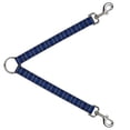 thumbnail image 1 of Buckle-Down Dog Leash Splitter Plaid Navy 1 Foot Long 1 Inch Wide, 1 of 1