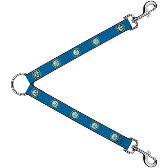 Buckle-Down Dog Leash Splitter South Dakota Flags 1 Foot Long 1 Inch Wide