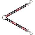 thumbnail image 1 of Buckle-Down Dog Leash Splitter Steaks T Bone Text 1 Foot Long 1 Inch Wide, 1 of 1