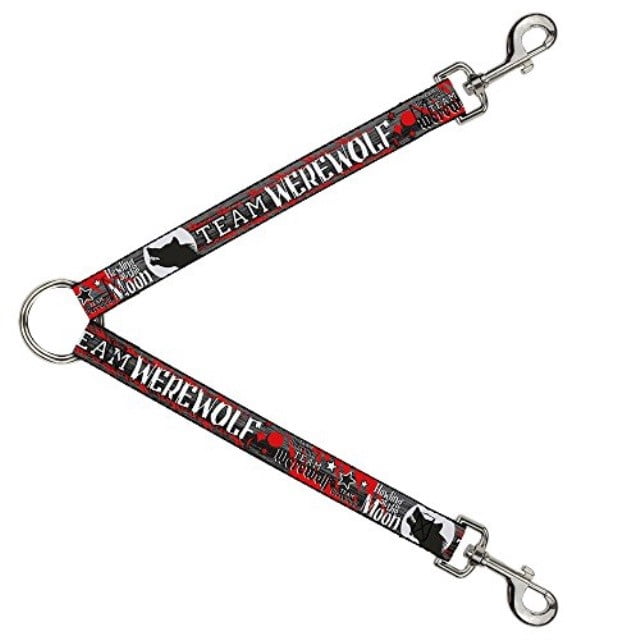 Buckle Down Dog Leash Splitter Team Werewolf 1 Foot Long 1 Inch Wide