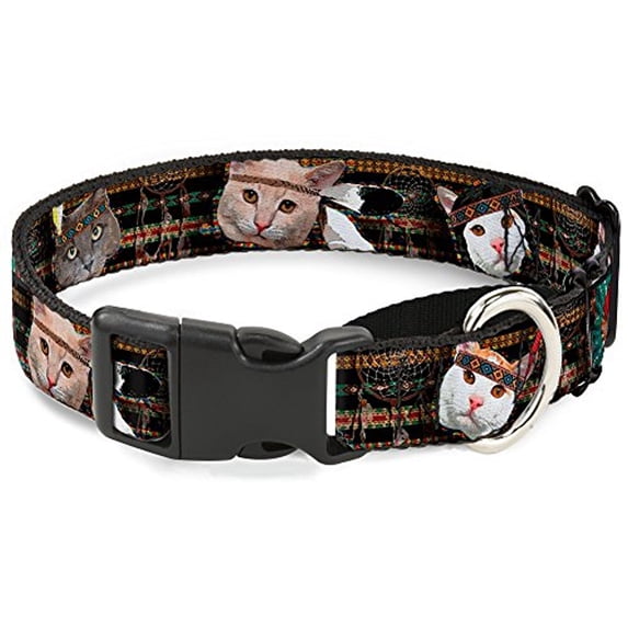 buckle-down dream catcher cats martingale dog collar