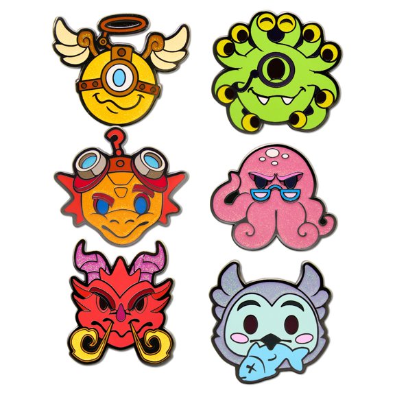 Buckle-Down Dungeons & Dragons Mystery Enamel Pin Blind Box, 1 Random Officially Licensed Collectible