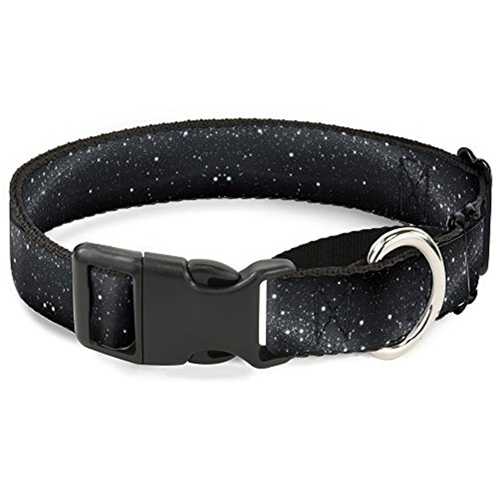 Buckle-Down Galaxy Arch Black Gray White Martingale Dog Collar