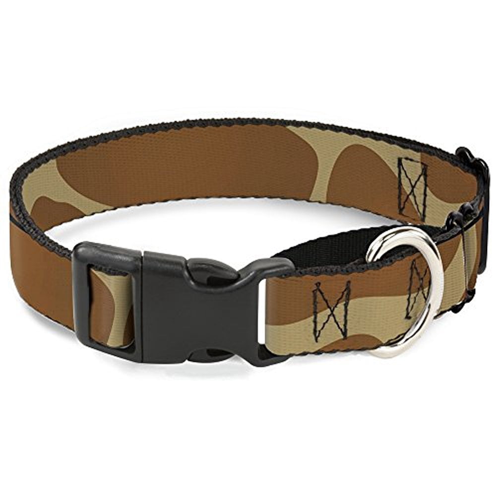 Buckle-Down Giraffe Spots Tan Brown Martingale Dog Collar