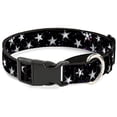 thumbnail image 1 of Buckle-Down Glowing Stars In Space Black Purple White Martingale Dog Collar, 1 of 1