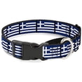 thumbnail image 1 of buckle-down greece flags martingale dog collar, 1 of 1