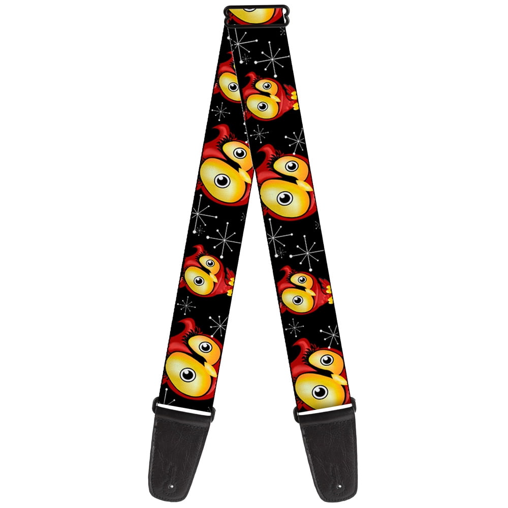 Buckle-Down Guitar Strap, Big Eye Owl, 2 Inches Wide