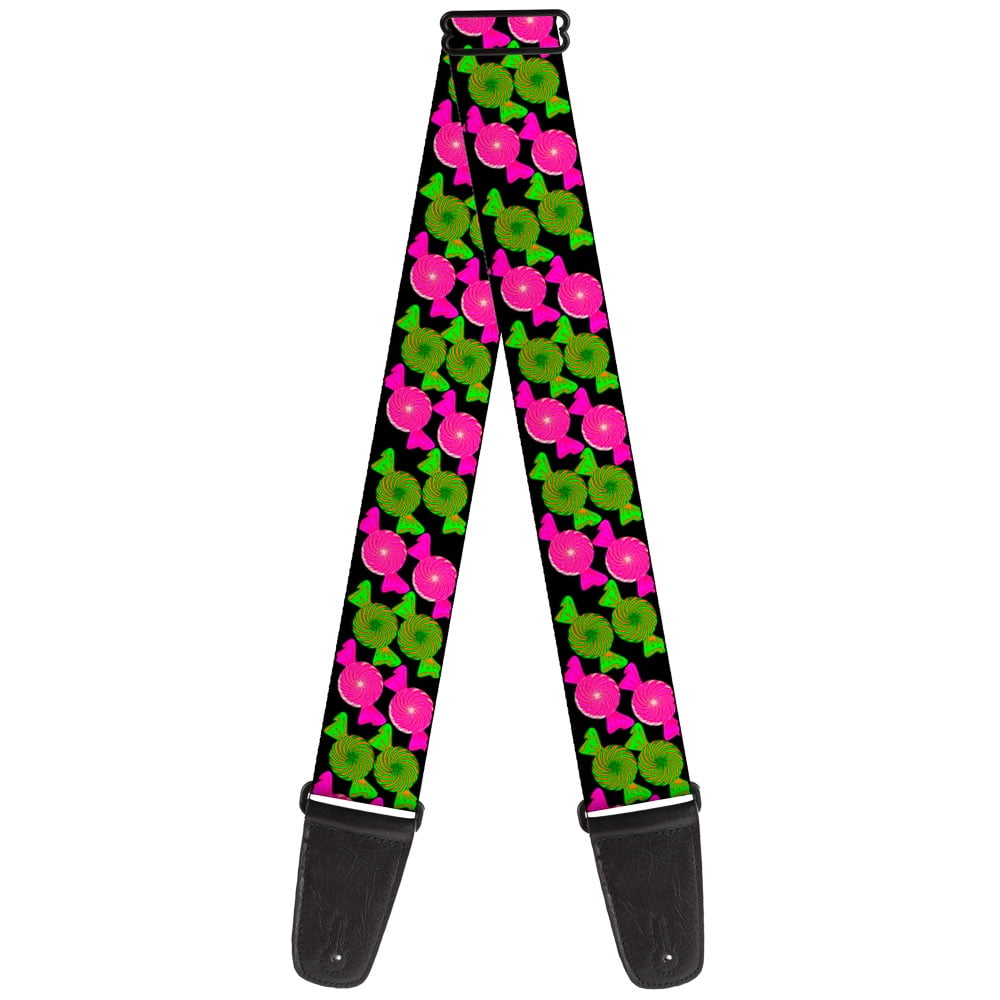 Buckle-Down Guitar Strap, Candies, 2 Inches Wide