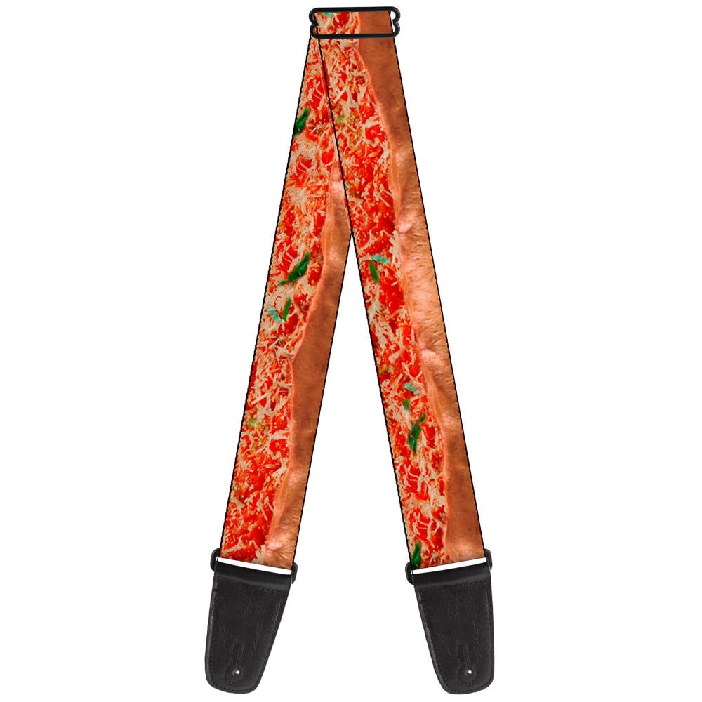 Buckle-Down Guitar Strap, Chicago Style Pizza Vivid, 2 Inches Wide