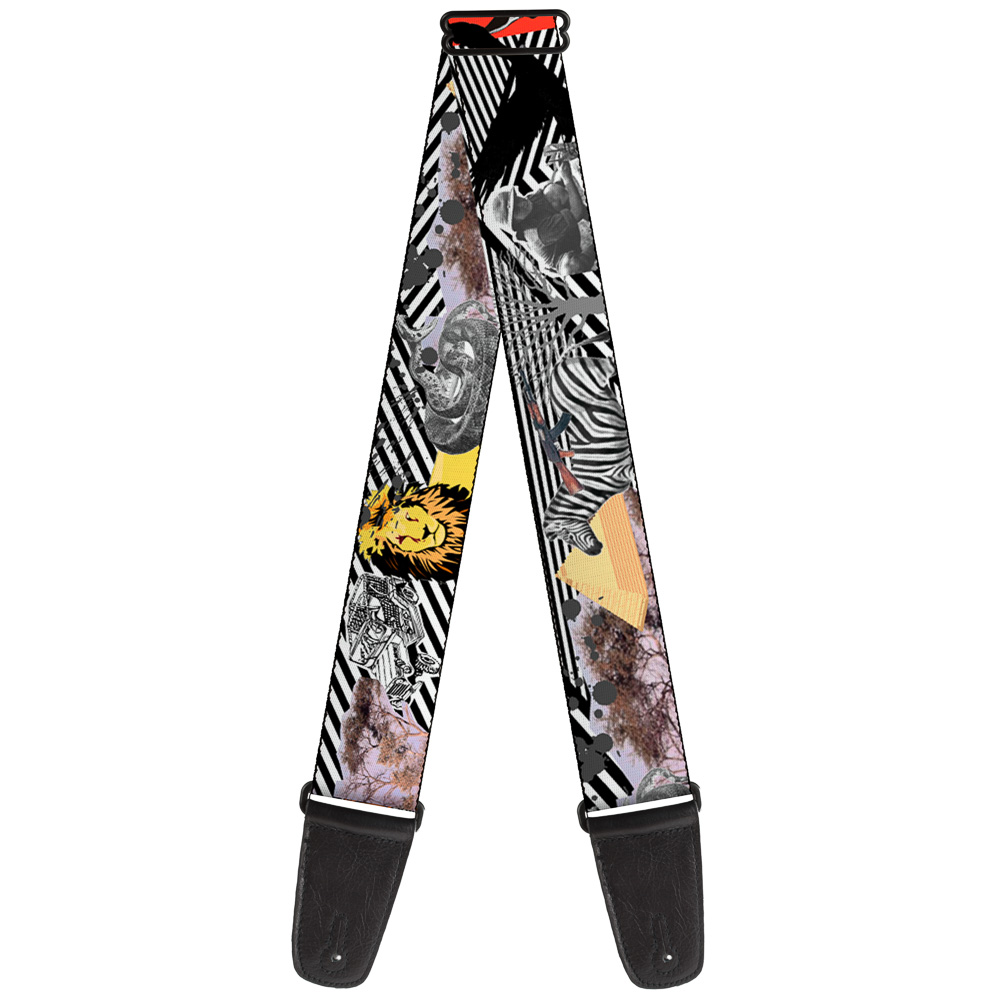 Buckle-Down Guitar Strap, Safari, 2 Inches Wide