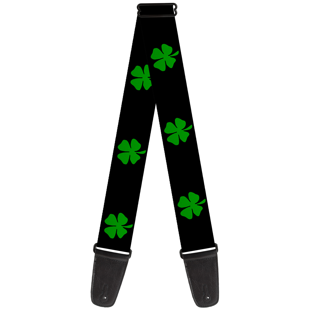 Buckle-Down Guitar Strap, St Pats Black Green, 2 Inches Wide