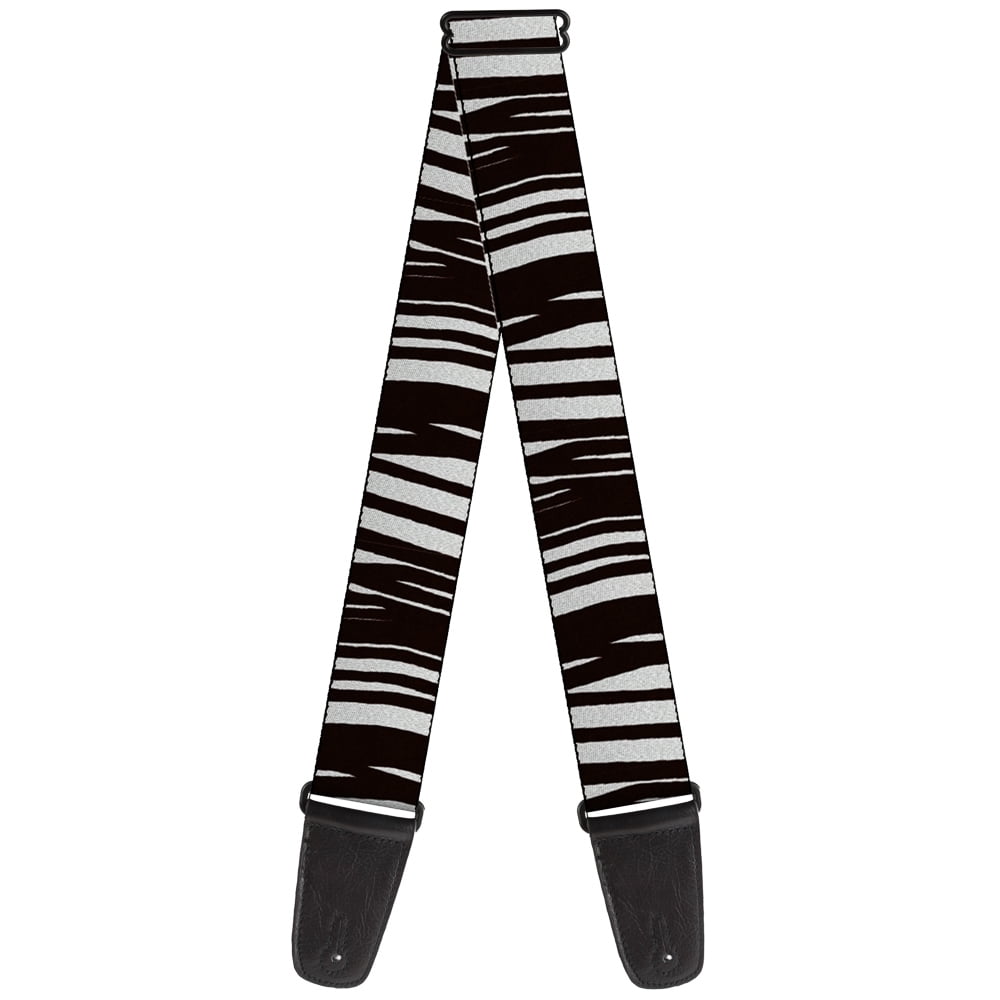 Buckle-Down Guitar Strap, Zebra, 2 Inches Wide