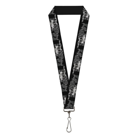 Buckle-Down Lanyard, Brooklyn New York, Elastic