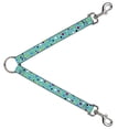 thumbnail image 1 of Buckle-Down Leash Splitter - Dots Seafoam Green Multi Pastel - 1" Wide - 30" Length, 1 of 1