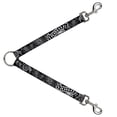 thumbnail image 1 of Buckle-Down Leash Splitter - Honor Black White - 1" Wide - 30" Length, 1 of 1