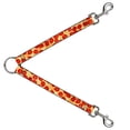 thumbnail image 1 of Buckle-Down Leash Splitter - Pepperoni Pizza Vivid - 1" Wide - 30" Length, 1 of 1