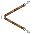 thumbnail image 1 of Buckle-Down Leash Splitter - TJ-Candles & Skulls - 1" Wide - 30" Length, 1 of 1