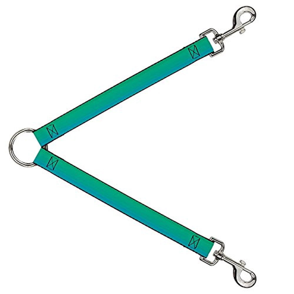 Buckle-Down Leash Splitter - Teal Ombre - 1" Wide - 30" Length