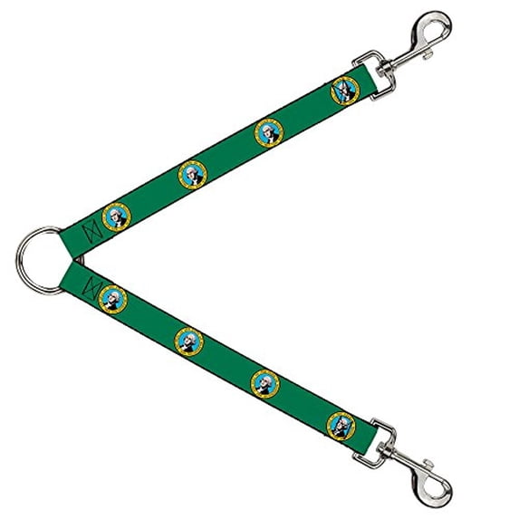 Buckle-Down Leash Splitter - Washington Flag - 1" Wide - 30" Length