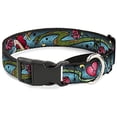 thumbnail image 1 of buckle-down "live hard die young c u turquoise" martingale dog collar, 1 of 1