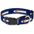 thumbnail image 1 of buckle-down mgc-w35579-l colorado trout flag snowy mountains blue white red yellow dog collar, 1 of 1