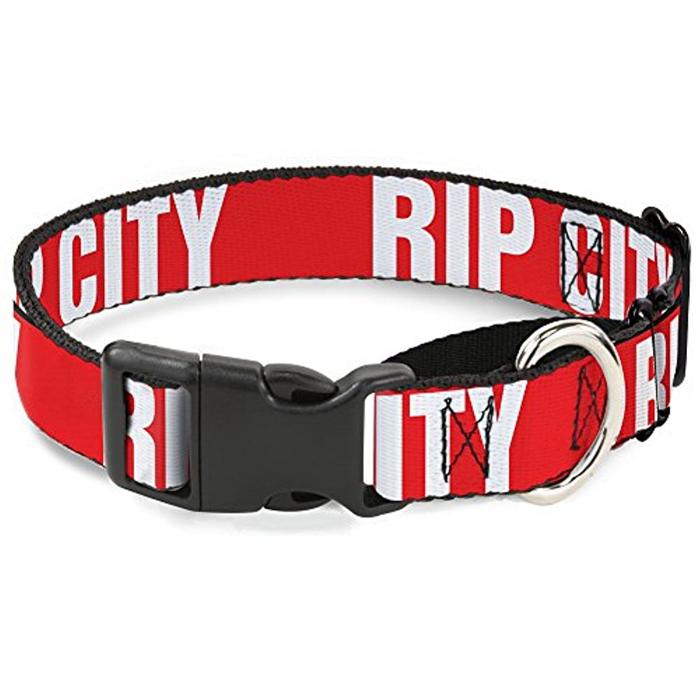 Buckle-Down Martingale Dog Collar - Oregon State Silhouette Blue Yellow - 1" Wide - Fits 15-26" Neck Size - Large