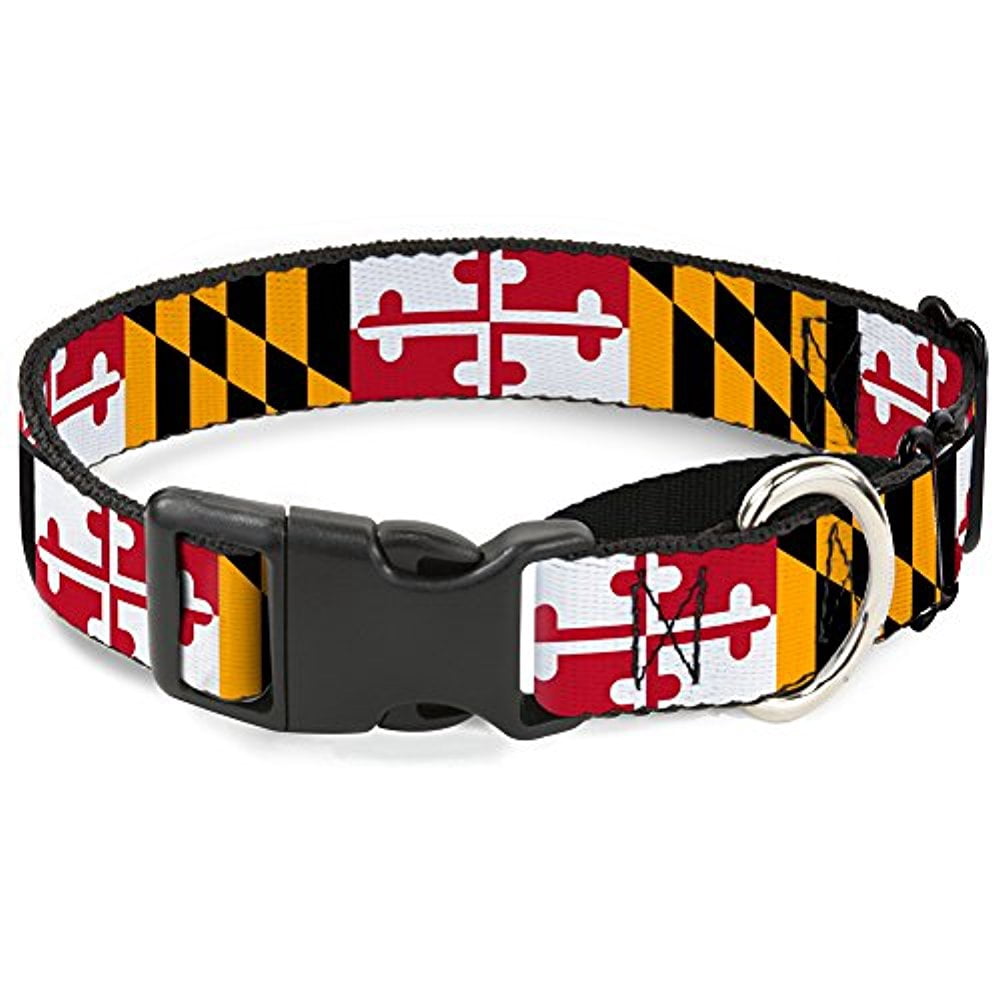 Buckle-Down Maryland Flags Martingale Dog Collar
