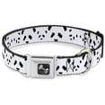 thumbnail image 1 of Buckle-Down Pet Collar, Dog Collar Metal Seatbelt Buckle, Panda Bear Spots, 20 to 31 Inches 1.5 Inch Wide, 1 of 8