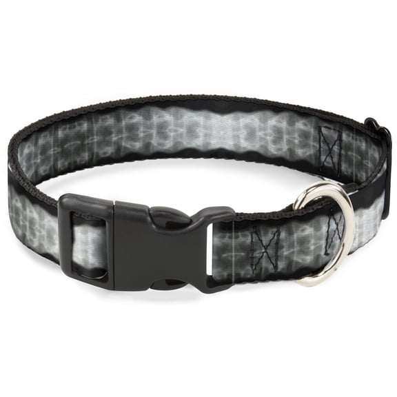 Buckle-Down Pet Collar, Dog Collar Plastic Buckle, Spinal X Ray Black White, 11 to 16.5 Inches 1.0 Inch Wide