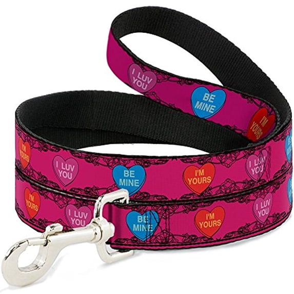 Buckle-Down Pet Leash - Candy Hearts