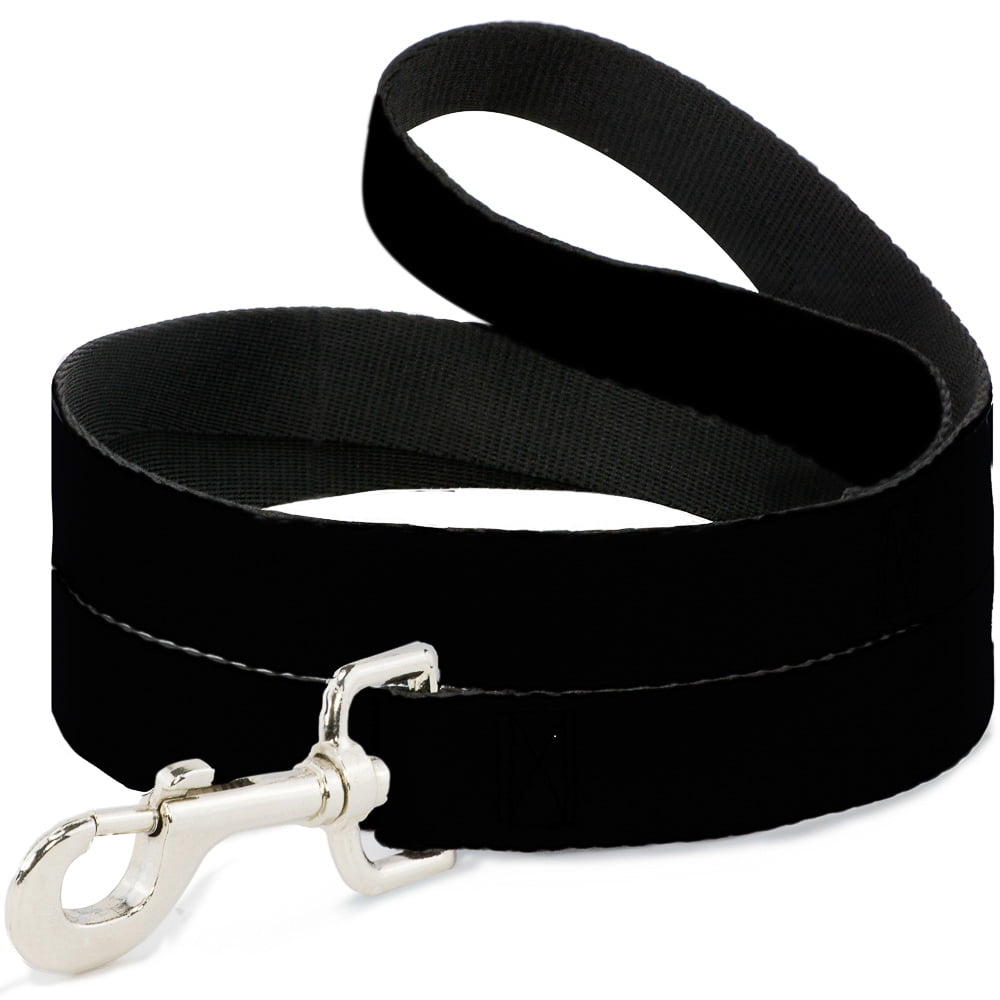 Buckle-Down Pet Leash, Dog Leash, Black, 6 Feet Long 1.0 Inch Wide